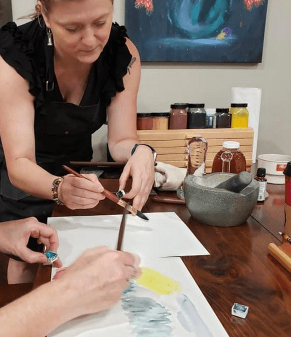 The History of Pigment and Watercolor Making